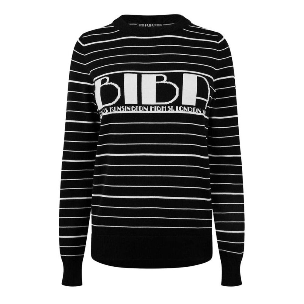 Biba Womens/Ladies Heritage Striped Sweater / Black/White